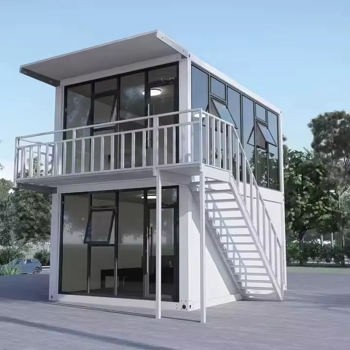 Kontener biurowy prefabryki na miejscu